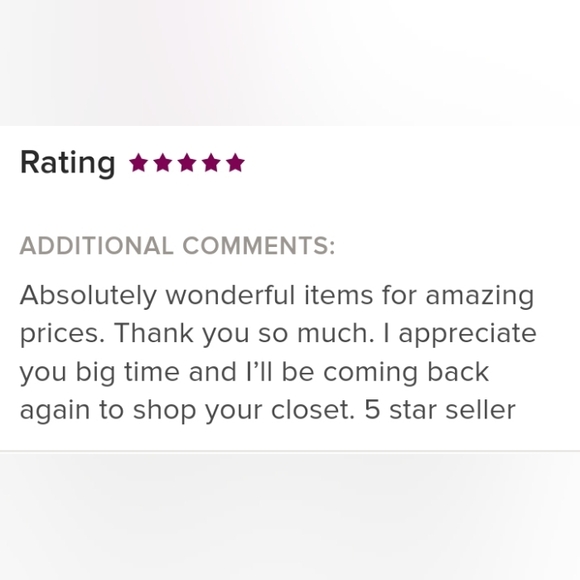 ⭐⭐⭐⭐⭐ FIVE STAR SELLER & POSH AMBASSADOR 2 🤗 - Picture 3 of 10